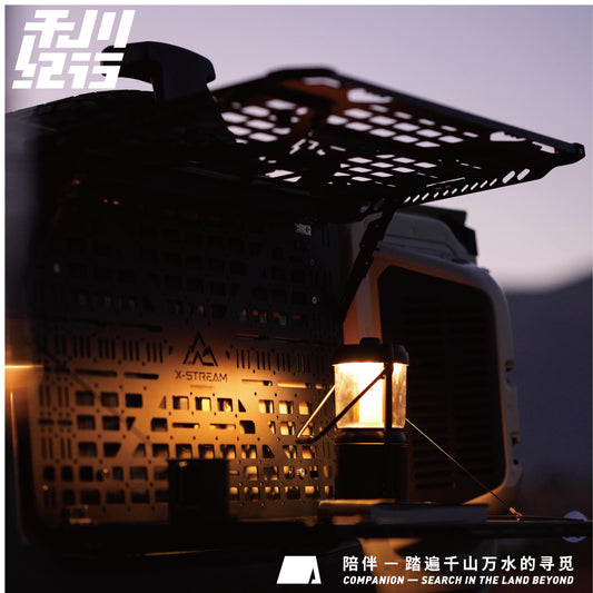 X-STREAM Ford Bronco Tailgate Rack – Tailgate Table, Storage Panel, Tactical Molle Board, Cargo Shelf, Rear Door Accessory, Outdoor Gear – Foldable / Double-Layer Option, Custom Fit for Off-Road Use Double layer