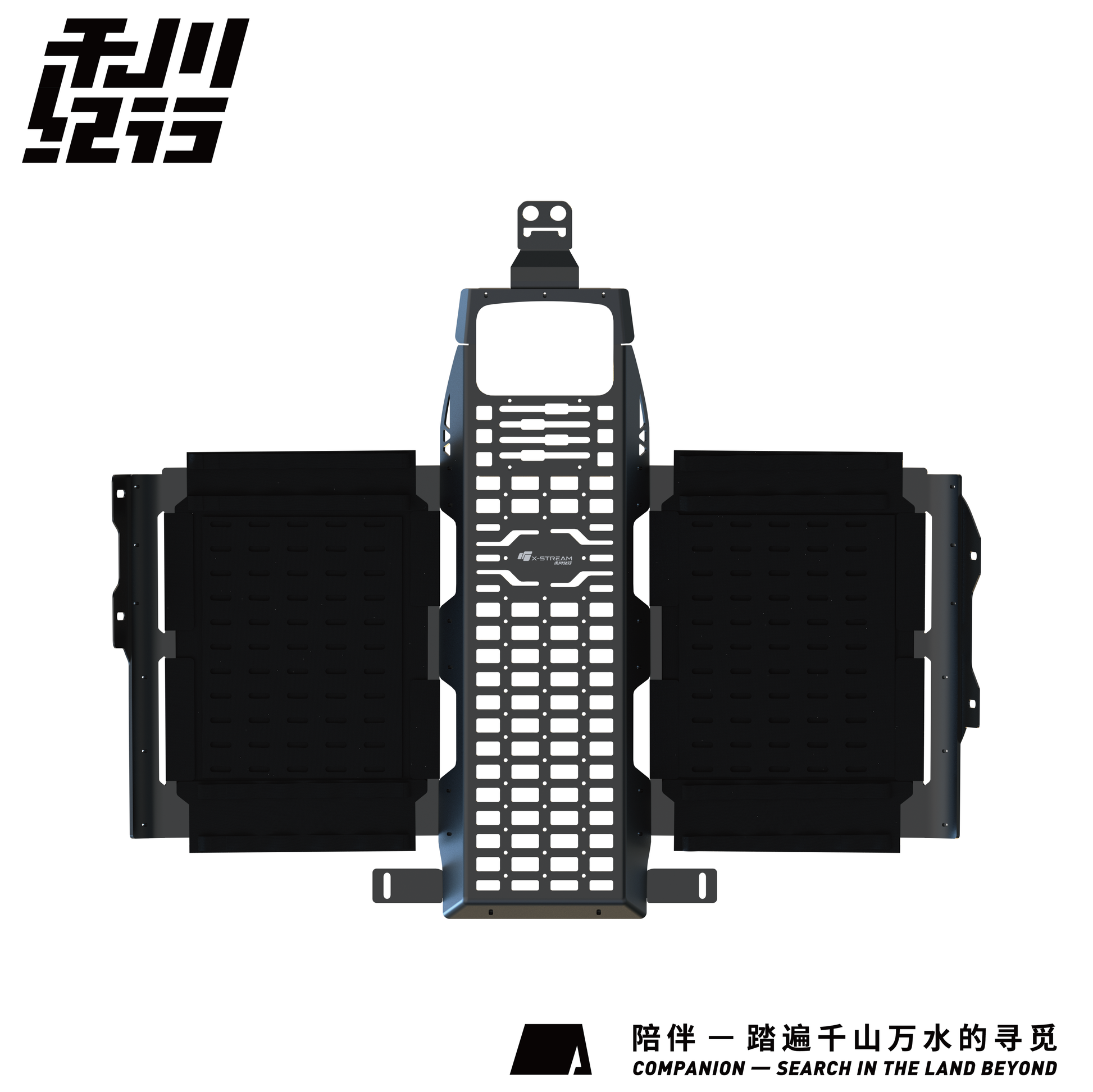 X-STREAM Suzuki Jimny Roof Expansion Rack JB64 / Jimny Sierra JB74 – Roof Shelf, Overhead Storage Platform, Custom Interior Part, Utility Accessory (Solo Mount / Rear Window Bracket Combo Mount) Fourth-generation Jimny models