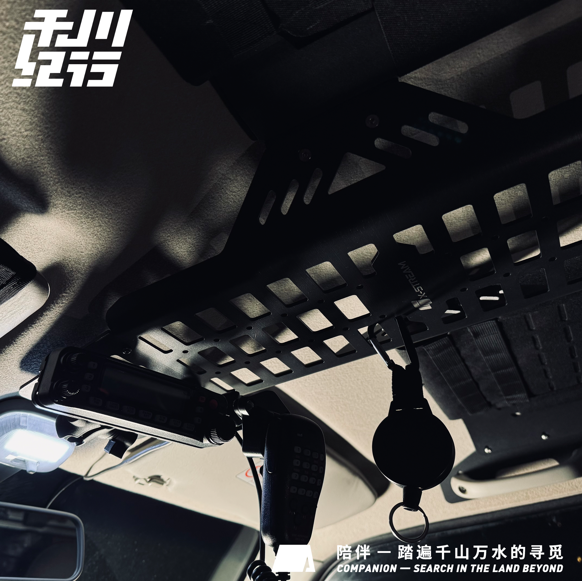 X-STREAM Suzuki Jimny Roof Expansion Rack JB64 / Jimny Sierra JB74 – Roof Shelf, Overhead Storage Platform, Custom Interior Part, Utility Accessory (Solo Mount / Rear Window Bracket Combo Mount)