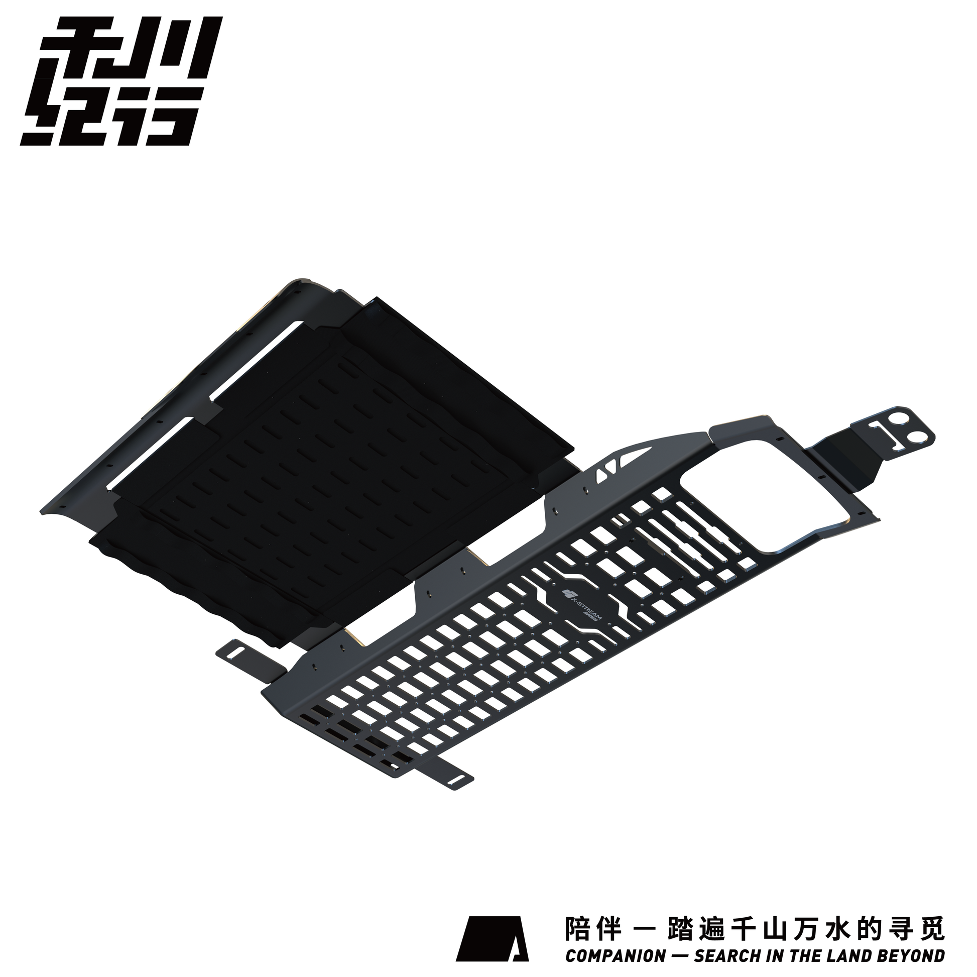 X-STREAM Suzuki Jimny Roof Expansion Rack JB64 / Jimny Sierra JB74 – Roof Shelf, Overhead Storage Platform, Custom Interior Part, Utility Accessory (Solo Mount / Rear Window Bracket Combo Mount)