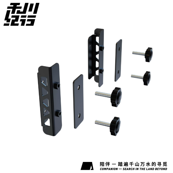 X-STREAM Suzuki Jimny Rear Gate Tactical Expansion Panel – Rear Door Storage Rack, Mounting Bracket, Spare Tire Replacement, Rear Ladder, Custom Fit Exterior Accessory Add-on Accessories Recovery Board Mount