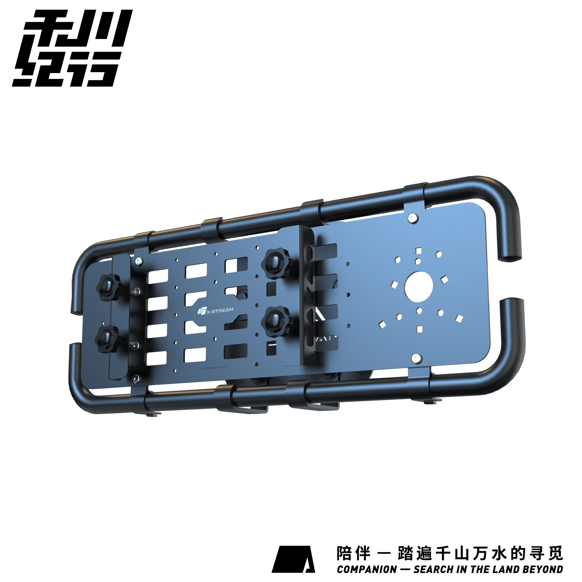 X-STREAM Suzuki Jimny Rear Gate Tactical Expansion Panel – Rear Door Storage Rack, Mounting Bracket, Spare Tire Replacement, Rear Ladder, Custom Fit Exterior Accessory